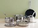 All Clad 9 Piece Stainless Cookware Set