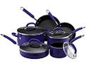 Rachael Ray 10 Piece Blue Enamel Cookware Set